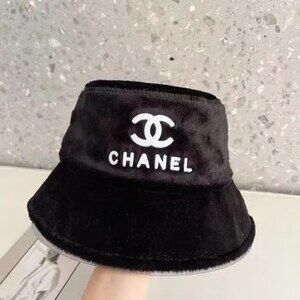 Chanel Shearless Logo Bucket Hat